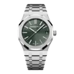 Audemars Piguet 15510ST.OO.1320ST.04 Royal Oak Green Dial Watch