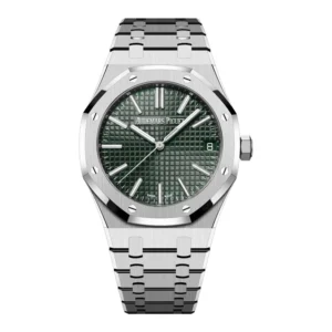 Audemars Piguet 15510ST.OO.1320ST.04 Royal Oak Green Dial Watch