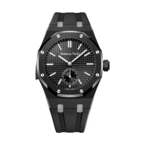 Audemars Piguet 26591CE.OO.D002CA.01 Royal Oak Black Dial Black Rubber Strap