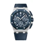 Audemars Piguet 26420SO.OO.A029VE.01 Royal Oak Offshore Blue Dial Leather Strap