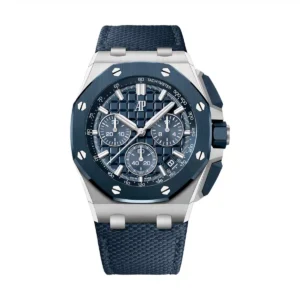 Audemars Piguet 26420SO.OO.A029VE.01 Royal Oak Offshore Blue Dial Leather Strap
