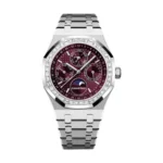 Audemars Piguet 26598BC.ZZ.1220BC.01 Royal Oak Purple Dial White Gold Bracelet Watch (1)
