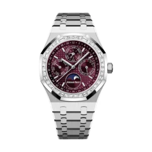 Audemars Piguet 26598BC.ZZ.1220BC.01 Royal Oak Purple Dial White Gold Bracelet Watch (1)