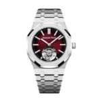 Audemars Piguet 26730ST.OO.1320ST.05 Royal Oak Burgundy Dial Stainless Steel Bracelet Watch (1)