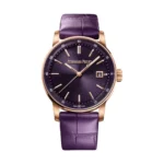 Audemars Piguet 77410OR.OO.A623CR.01 Code 11.59 Purple Dial Purple Leather Strap Watch (2)